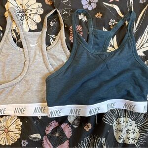 Nike Women's Sports Bra Duo - Gray and Blue